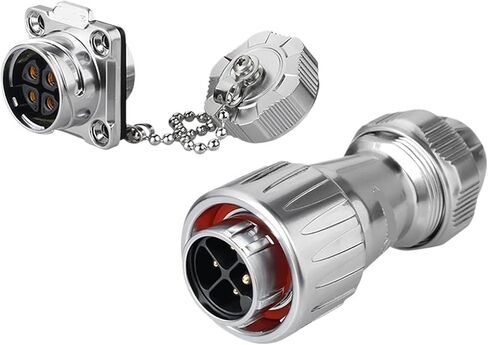 DZ-20 aviation with four holes for partition, 3-core high and low temperature resistant metal cover, 2-12-core solar car connector(3 core) in Kuwait