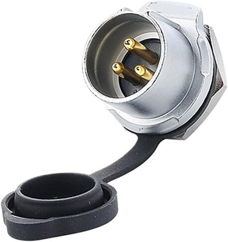 LP20 waterproof aviation 3-pin female male threaded panel waterproof connector(Single hole reverse mounting) in Kuwait