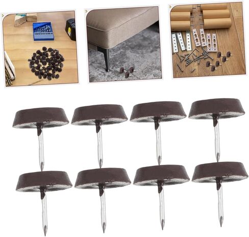 DOITOOL 100pcs Non Skid Floor Protectors for Chairs Tables and Sofas Easy Installation Stylish Design Compatible Tile Floors in Saudi Arabia
