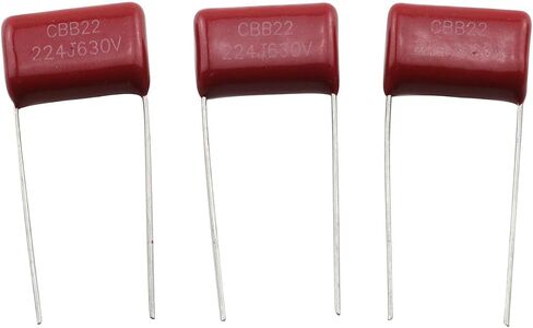 Taodan 20PCS CBB22 METALLISED POLYESTER FILM CAPACITOR 630V 0.22UF المكون السلبي الكهربائي الصناعي in Saudi Arabia