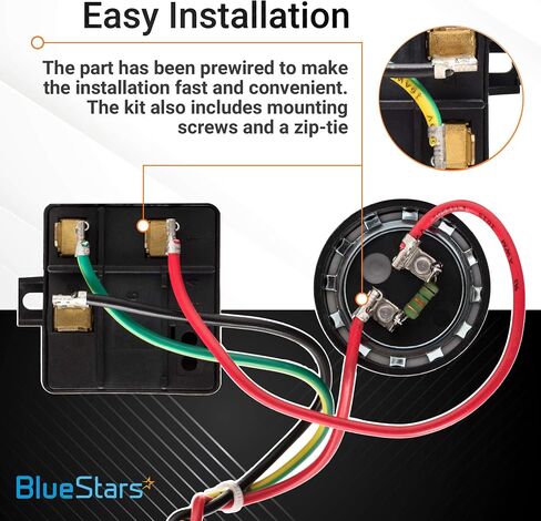 BlueStars Premium 5-2-1 CSR-U1 Hard Start Capacitor Kit for 1- to 3-ton AC Units in Saudi Arabia