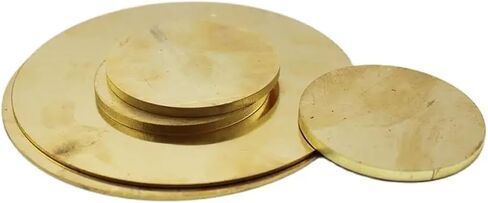 1PC H62 Brass Round Circle Disc Plate Thickness 0.8-3mm Diameter 10mm-80mm(Thickness 3mm 1pc,Diameter 20mm) in Saudi Arabia