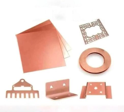 1pc T2 لوحة نحاسية من النحاس النحاسي الجانب 50-300mm سماكة 0.5 مم 0.8 مم 1 مم 1.2 مم 1.5 مم 2 مم (150x150x1.5mm) in Saudi Arabia
