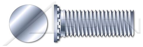 (10000 pcs) #6-32 X 7/8", Self-Clinching Studs, Flush Head Self-Clinching Studs, Full Thread, Steel, Zinc Plated and Baked in Saudi Arabia