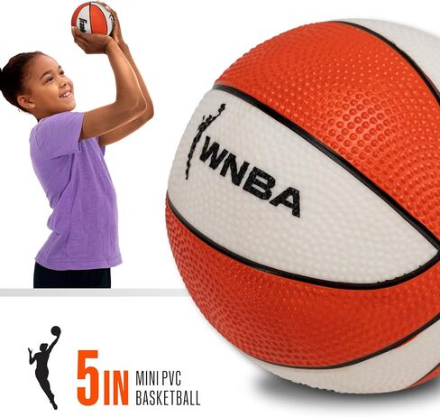 Franklin Sports WNBA Team Over The Door Basketball Hoops - Kids Indoor Mini Basketball Hoop + Ball Set - WNBA Fan Mini Hoops in Kuwait