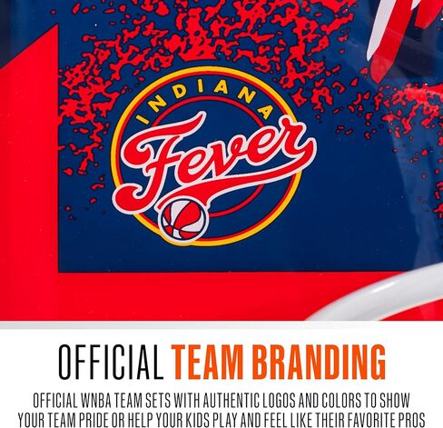 Franklin Sports WNBA Team Over The Door Basketball Hoops - Kids Indoor Mini Basketball Hoop + Ball Set - WNBA Fan Mini Hoops in Kuwait