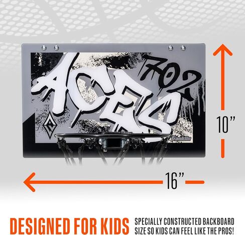 Franklin Sports WNBA Team Over The Door Basketball Hoops - Kids Indoor Mini Basketball Hoop + Ball Set - WNBA Fan Mini Hoops in Kuwait