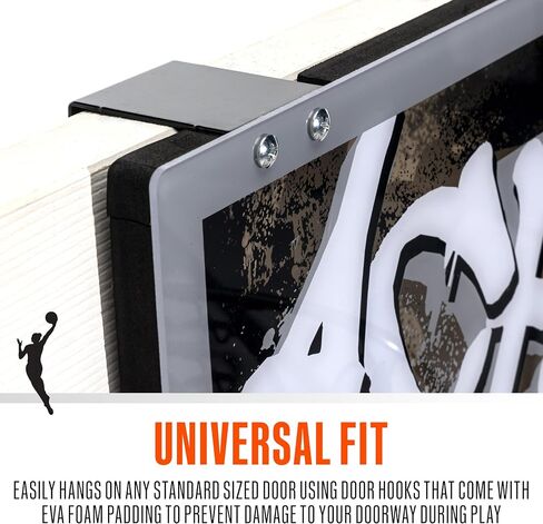 Franklin Sports WNBA Team Over The Door Basketball Hoops - Kids Indoor Mini Basketball Hoop + Ball Set - WNBA Fan Mini Hoops in Kuwait