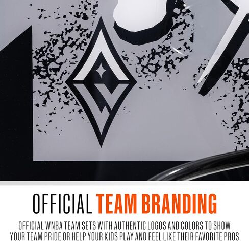 Franklin Sports WNBA Team Over The Door Basketball Hoops - Kids Indoor Mini Basketball Hoop + Ball Set - WNBA Fan Mini Hoops in Kuwait
