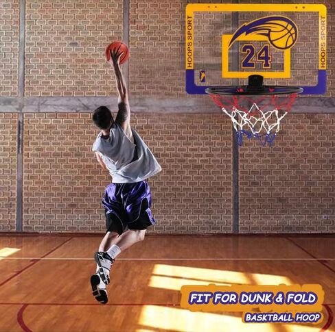 Mini Basketball Hoop with Basketball & Air Pump, Indoor Outdoor Basketball Hoop for Door and Wall of Bedroom and Office, Gifts for Kids Boys Girls Teens in Saudi Arabia