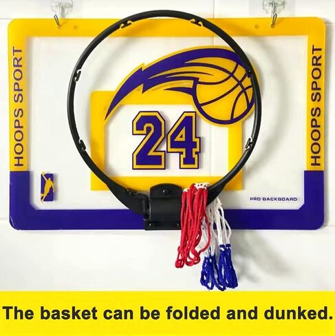 Mini Basketball Hoop with Basketball & Air Pump, Indoor Outdoor Basketball Hoop for Door and Wall of Bedroom and Office, Gifts for Kids Boys Girls Teens in Saudi Arabia