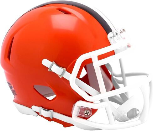 كليفلاند براونز الحالي 2024 Riddell Speed ​​Mini Football خوذة - جديدة في Riddell Box in Saudi Arabia