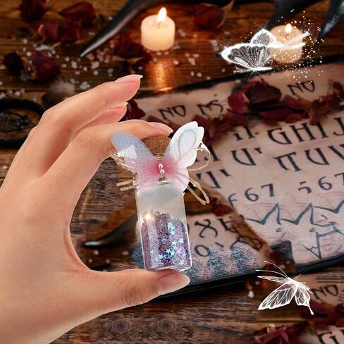 Jinei 174 Pieces Fairy Magic Potions Kit with 24 Magic Witch Potion Bottles Fairy Wing DIY Magic Fairy Potion Making Kit for Fairy Theme Birthday Decorations Creative Gift Filling Supplies in Saudi Arabia