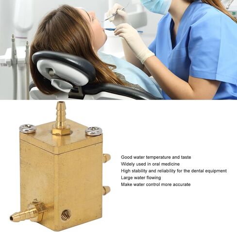Dental Water Control Valve, Dental Foot Control Switch Valve Rust Proof 4 Holes High Reliability Sturdy Structure Copper Large Flowing for Hospital (3mm) in Saudi Arabia