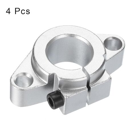 uxcell 4pcs SHF20 ألومنيوم قضيب خطوط سكة حديد دعم لعمود قطرها 20 مم ، وأدلة السكك الحديدية الخطية قوس مع وجع لآلة CNC ، والطابعة ثلاثية الأبعاد ، ومعدات الأتمتة in Saudi Arabia