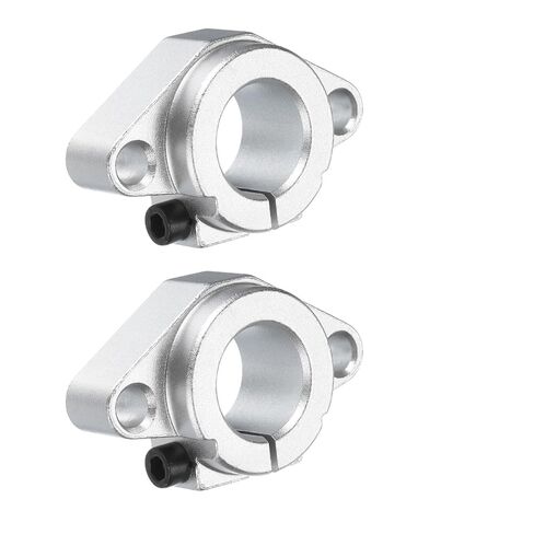 uxcell 4pcs SHF20 ألومنيوم قضيب خطوط سكة حديد دعم لعمود قطرها 20 مم ، وأدلة السكك الحديدية الخطية قوس مع وجع لآلة CNC ، والطابعة ثلاثية الأبعاد ، ومعدات الأتمتة in Saudi Arabia