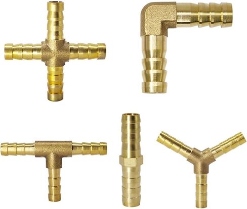 1PCS BARS BARS PIPE PIPPER COPPER FITTING 2 3 4 Way موصل لمدة 4 5 مم 6 مم 8 مم 12 مم 16 مم 19 مم من تركيبات الغازات الغازية للوقود (الكوع ، OD 12 مم) in Saudi Arabia