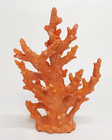 Lifelike Coral Reef Sculpture Statue - Handmade Resin Ocean Decor for Aquarium, Desk, Bathroom, Shelf - Coastal Beach Nautical Theme Gift for Home & Office in Saudi Arabia