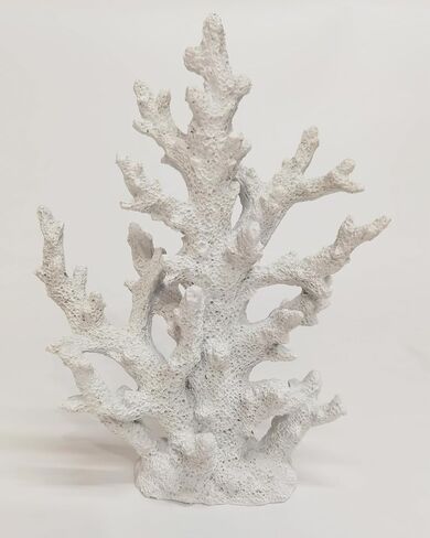 Lifelike Coral Reef Sculpture Statue - Handmade Resin Ocean Decor for Aquarium, Desk, Bathroom, Shelf - Coastal Beach Nautical Theme Gift for Home & Office in Saudi Arabia