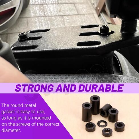 Swpeet 65Pcs 8 Sizes M3 Aluminum Spacer Assortment Kit, 3.1×6mm(ID×OD) Silver Aluminum Standoff Column Spacer, Round Spacer Unthreaded Standoff Bushing Plain Finish, Length 0.5/1/1.5/2/2.5/3/6/10mm in Saudi Arabia