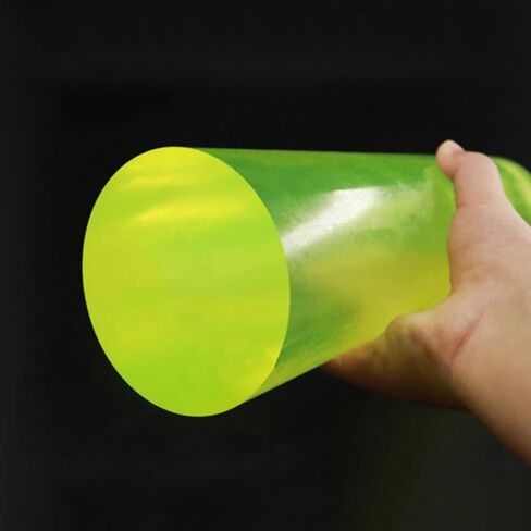 Solid Polyurethane Round Bar (50-100mm × 250mm) - 2 Pack High Elastic PU Rod for Construction Machinery, Shock Absorbing Rubber Sticks(Dia65mm) in Saudi Arabia