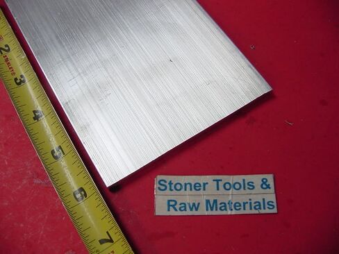 1/4" X 4" ALUMINUM 6061 FLAT BAR 6" long T6511 SOLID Plate Mill Stock in Saudi Arabia