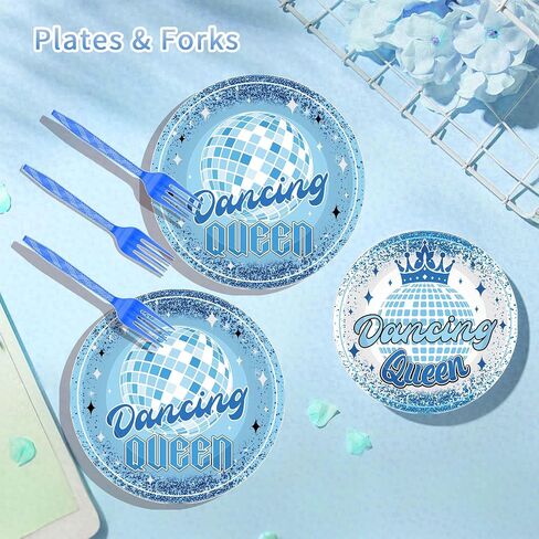 96 Pcs Mallard Duck Baby Shower Decorations, Welcome Baby Boy Cute Watercolor Duck Themed Party Plates Napkins and Forks for 24 Guests, It's a Boy Gender Reveal Party Supplies in Saudi Arabia