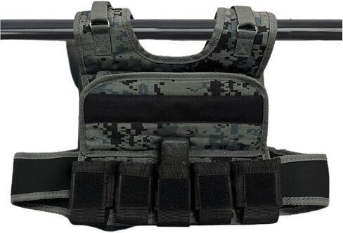Adjustable Weighted Vests for Men, 44LB Adjustable Weight Vest with 19 Cast Iron Weights for Strength Training in Saudi Arabia