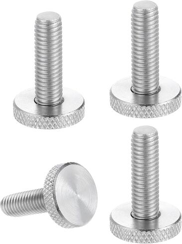 meccanixity 4pcs m8 × 16 مم مسامير الإبهام كرهها ، 304 من الفولاذ المقاوم للصدأ مسطح رأس البراغي المتري الماس البراغي رأس المقابض مقابض يدوي. in Kuwait