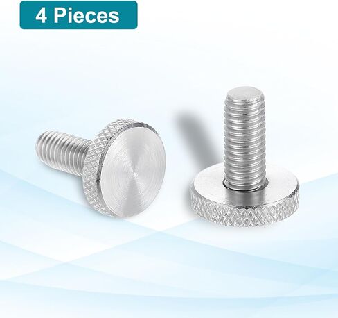 meccanixity 4pcs m8 × 16 مم مسامير الإبهام كرهها ، 304 من الفولاذ المقاوم للصدأ مسطح رأس البراغي المتري الماس البراغي رأس المقابض مقابض يدوي. in Kuwait