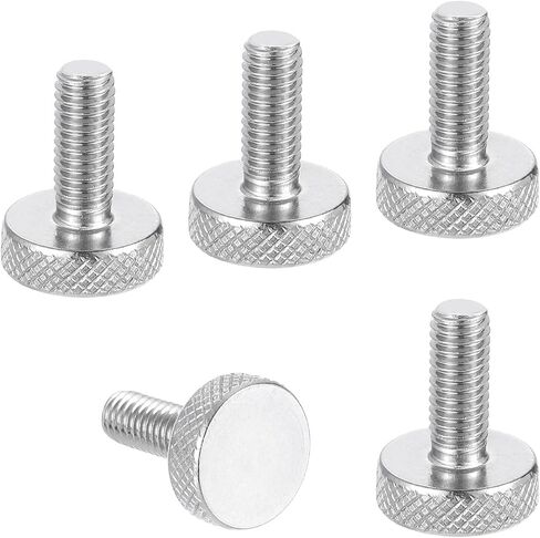 meccanixity 4pcs m8 × 16 مم مسامير الإبهام كرهها ، 304 من الفولاذ المقاوم للصدأ مسطح رأس البراغي المتري الماس البراغي رأس المقابض مقابض يدوي. in Saudi Arabia