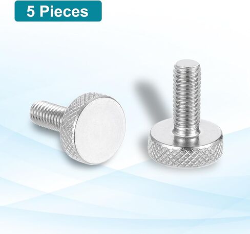 meccanixity 4pcs m8 × 16 مم مسامير الإبهام كرهها ، 304 من الفولاذ المقاوم للصدأ مسطح رأس البراغي المتري الماس البراغي رأس المقابض مقابض يدوي. in Saudi Arabia