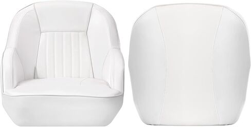 Pontoon Captain Bucket Seat With Thickened Sponge Padding, Fishing Chairs for Boats, Sightseeing, Speedboat, Canoe - 1-Piece in Saudi Arabia