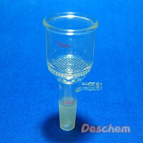 500ml,24/40,Suction Filtration Device,47mm Pore Buchner Funnel & Glass Flask in Saudi Arabia