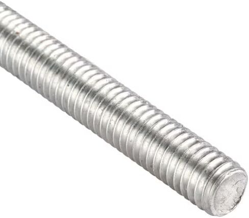 Fully Threaded Rod, 3/8"-16, 3 ft, Aluminum, Not Graded, Plain Finish in Saudi Arabia