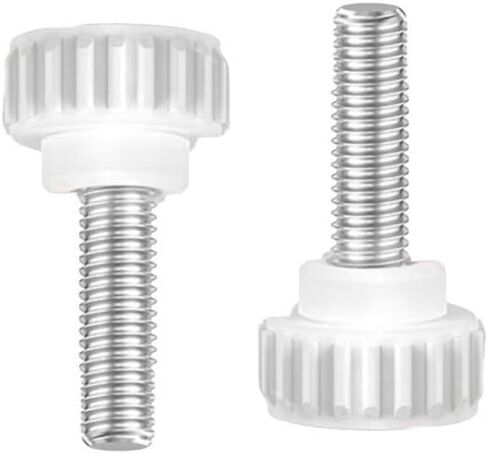 25Pcs 304 Stainless Steel External Thread Finger Screws M3-M8 Adjustable Hand Screws Suitable For Electronic Instruments Mechanical Equipment Outdoor Devices Anti Embroidery And Anti Falling Design(Bl in Kuwait