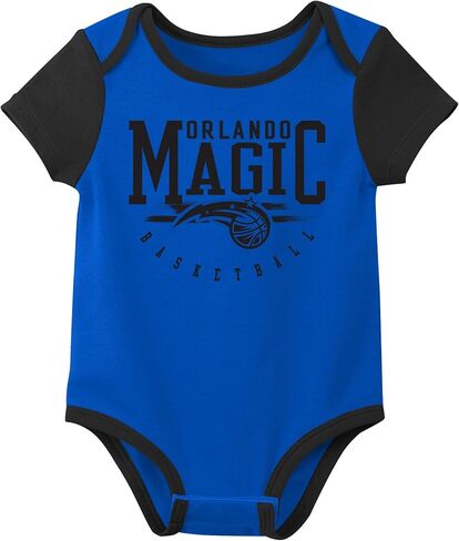 Outerstuff NBA Teams Newborn Baby and Infant Short Sleeve Podysuit Variety 3-Pack (0-18m) in Saudi Arabia