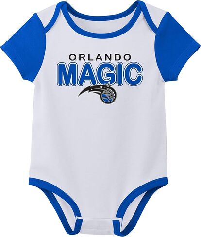 Outerstuff NBA Teams Newborn Baby and Infant Short Sleeve Podysuit Variety 3-Pack (0-18m) in Saudi Arabia