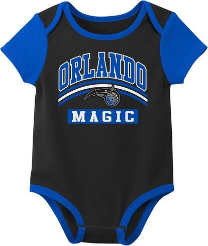 Outerstuff NBA Teams Newborn Baby and Infant Short Sleeve Podysuit Variety 3-Pack (0-18m) in Saudi Arabia