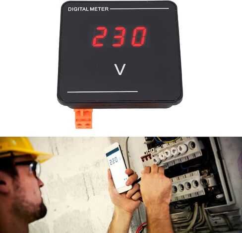 مقياس الجهد الكهربائي ، اختبار الجهد الرقمي مع نطاق AC 50-500V ، شاشة LED 0.56 بوصة ، مواد ABS ، آلات الأتمتة الصناعية in Saudi Arabia