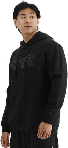 TYR Women's Ultrasoft Midweight Fleece Big Logo Hoodie in Saudi Arabia
