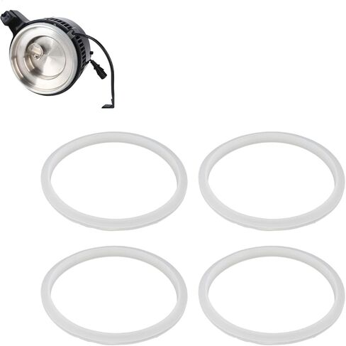 Jectse O for Water Distiller, 4 Pcs O Rings Water Distiller Replacement Gaskets Silicone Rings for Water Distiller Sealing, High Temperature (4L) in Saudi Arabia