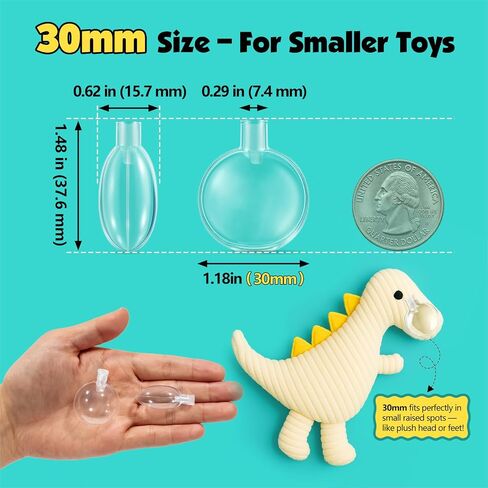 Squeakers for Dog Toys, 12pcs 30mm Replacement Dog Toy Squeakers in Kuwait