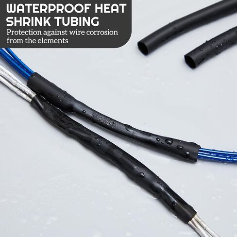 Pangda 1/4" Heat Shrink Tubing 50ft 3: 1 Waterproof Adhesive Lined Heat Shrink Wrap Tube, Marine Grade, Insulation Sealing Oil-Proof Wear-Resistant in Saudi Arabia