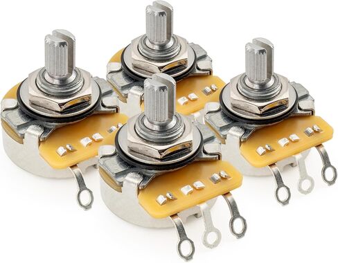 CTS 450 A250K POTS Shoft Shaft 1/4 بوصة 10 ٪ صوتية potentiometers لباس الغيتار الكهربائي (مجموعة من 2) in Kuwait