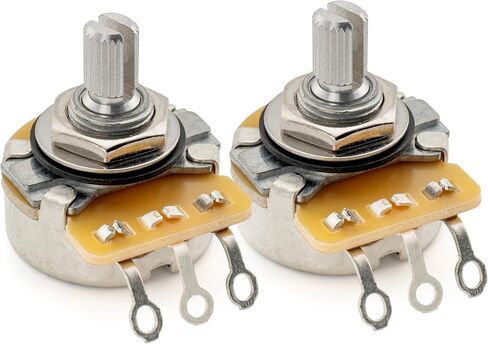 CTS 450 A250K POTS Shoft Shaft 1/4 بوصة 10 ٪ صوتية potentiometers لباس الغيتار الكهربائي (مجموعة من 2) in Kuwait