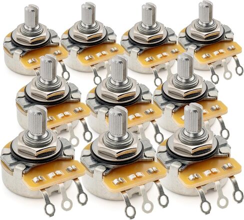 CTS 450 A250K POTS Shoft Shaft 1/4 بوصة 10 ٪ صوتية potentiometers لباس الغيتار الكهربائي (مجموعة من 2) in Kuwait