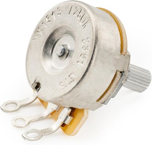 CTS 450 A250K POTS Shoft Shaft 1/4 بوصة 10 ٪ صوتية potentiometers لباس الغيتار الكهربائي (مجموعة من 2) in Kuwait