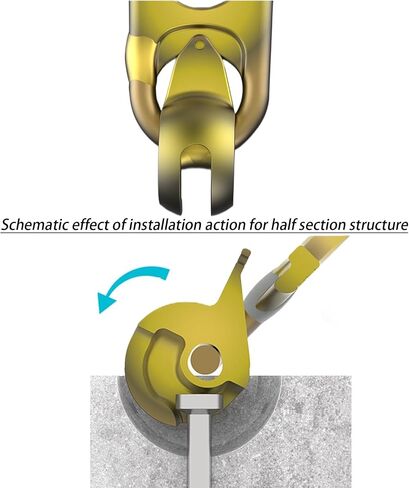 Lifting Clutch for Precast Concrete - Alloy Ring Plate System (1T-1.3T-1.5T-2.5T-5T) - Embedded Lifting Accessories (3T-5T) in Kuwait