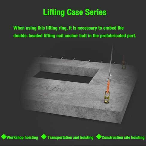 Lifting Clutch for Precast Concrete - Alloy Ring Plate System (1T-1.3T-1.5T-2.5T-5T) - Embedded Lifting Accessories (3T-5T) in Kuwait